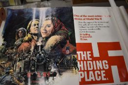 Eleven film cinema or movie quad posters for The Hiding Place by GTO Films all posters in good