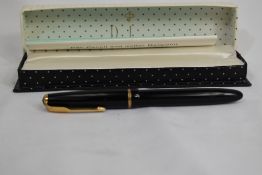 A Parker Slimfold fountain pen in black in original box