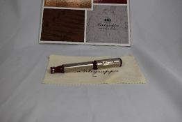 A Montegrappa 1912 Marostica, The Game of Chess piston fill fountain pen. Production of this pen was