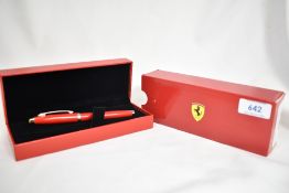 A boxed Sheaffer 300 Rossi Corsa converter fill fountain pen. Made for Ferarri having Sheaffer M