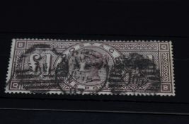 GB 1884 £1 BROWN LILAC (IMPERIAL CRN WMK) USED Good used example of the Brown Lilac £1. (SG185) With