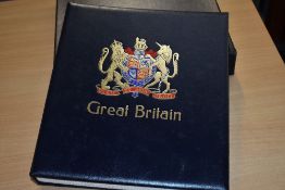 GB 1840-1970 SG HINGELESS ALBUM + CASE WITH LARGE USED COLLECTION Fine GB collection housed in