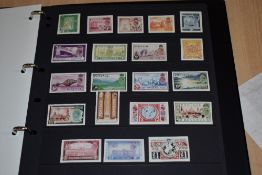 GB 1950's, GVI GENIALITY ESSAY STAMPS, 20 VALUES + CERT IN FOLDER