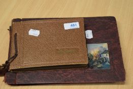 TWO VINTAGE PHOTO ALBUMS 1920's ERA OF NEW ZEALAND, ASIA & SUEZ CANAL - 150+ PICTURES Duo of vintage