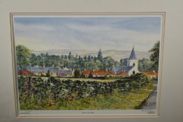 John Bathgate, (contemporary), after, a Ltd Ed print, Gifford, signed and num 89/500, 26 x 36cm,