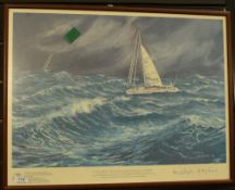 Louis Gerber, (20th century), after, Grinaker, signed, 44 x 58cm, framed and glazed, 46 x 60cm