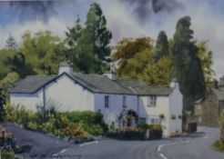 Jill Aldersley, (1943-2007), after, a print, Buckle Yeat Near Sawrey, signed, 19 x 25cm, mounted