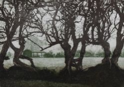 Davidson, (20th century), after, a Ltd Ed print, Misty Morn, signed and dated (19)87, 20 x 25cm,