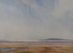 William Dodd (British 1908-1981) watercolours, Arnside coastal scene, signed and dated 1931 lower