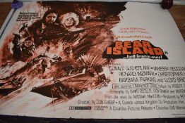 Six posters, of action / adventure and war interest.