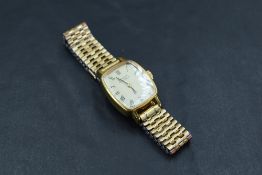 A lady's 1970's Bulova Accutron wristwatch no: 3010606, having Roman numeral dial to rectangular