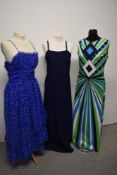 Three maxi dresses, to include late 1960s/70s Italian 'Travona' dress with iconic psychedelic