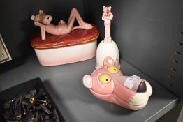 Three pieces from the Pink Panther collection Royal Orleans, all pieces being AF.