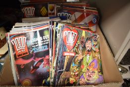 Approximately 50 early 90's 2000AD comic books.