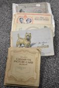 A selection of early 20th century Will's collectable cigarette cards including transport, sport