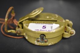 A Lensatic Compass made in Japan