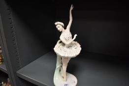 A Coalport Compton and Woodhouse figurine study Margot Fonteyn 'Royal Academy of Dancing 'Collection