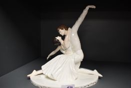 A Coalport Compton and Woodhouse figure group Fonteyn & Nureyev CW449