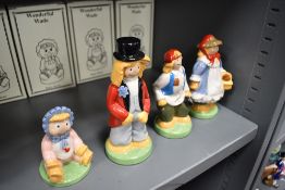 Eight Wade figure studies including four Scarecrows of Millfield farm, and Arthur Hare all having