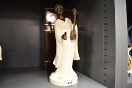 A boxed Minto bronze and Ivory collection figure Geisha MS26