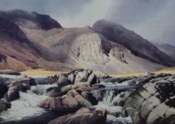 After William Heaton Cooper (British 1903-1995) three lake district scene colour prints, each framed