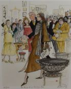 Two amusing limited edition colour prints, attributed to and after Sue Macartney-Snape
