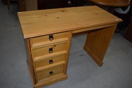 A modern lightwood desk or dressing table, width approx. 105cm, depth 49cm