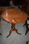 A 19th Century mahogany tripod occasional table
