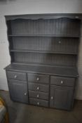 A traditional vintage style dresser having later grey paint