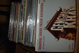 Around one hundred mixed Vinyl LP records, sound tracks, classical and easy listening amongst this