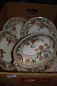 A collection of early 20th century 'Sandringham' plates, a tureen and soup bowls.