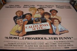 Two vintage movies posters, of Michael Caine interest.