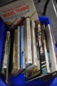 A collection of railway interest books, including Model making interest.