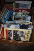 A box of books, of varied railway interest.
