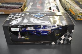 A Minichamps 1:18 scale model, Renault F1 Car, in display box