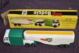 A Budgie Toys diecast, 280 Air BP Superfueller with windows in original livery, in original box