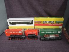 A Kleinbahn HO scale 1020 Crocodile Locomotive, boxed along with a Kleinbahn D52 2-10-0 Loco &