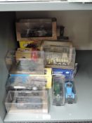 A selection of modern diecasts including Vanguards, Great Britain Buses, Corgi Classics, Atlas and