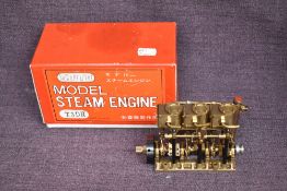 A Saito Model Three Cylinder Steam Engine T3DR in original box