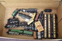 A small collection of N gauge, GraFar 4-6-2 LNER Flying Scotsman 4472 Loco & Tender, 4-6-0 BR Loco &