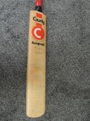 A 1990's County Cricket Bat bearing signatures from Australia and England players from match played