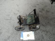 A Franklin Mint Model, 1893 Duryea with certificate