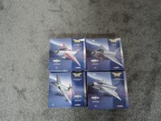 Four Corgi Classics The Aviation Archive Jet Fighter Power 1:72 scale diecasts, 49402 Limited
