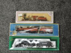 Three HO Scale American Loco & Tenders, AHM 4-6-2 Southern Pacific 6789, Mehano 2-6-0 Union
