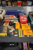 A collection of Hornby Dublo 00 gauge including 17 Carriages and Rolling Stock all in Blue or