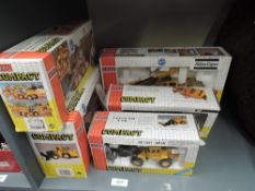Five Joal Compact mixed scale diecasts, 262 Atlas Copco ROC F7 Surface Crawler, 239 Michigan L320