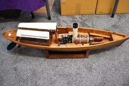 A Marten Howes & Baylis 1/12 scale Live Steam Model, S L Branksome 1896 Windermere Cruiser having