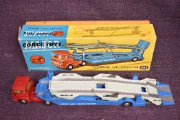 A Corgi Toys Major diecast, 1105 Carrimore Car Transporter with Bedford Tractor Unit, in original