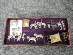 A No 1470 Britains lead State Coach with Horses in original box along with a similar miniature