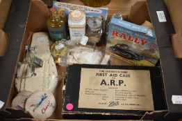 A miscellaneous selection of items including a vintage PIFCO hair dryer stand, a Boots The Chemist